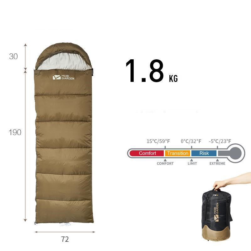 Mummy Outdoor Camping Thickened Sleeping Bag