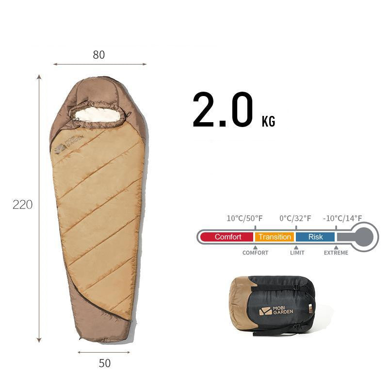 Mummy Outdoor Camping Thickened Sleeping Bag