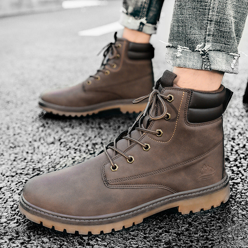 High-top Boots Outdoor Hiking Men's Shoes