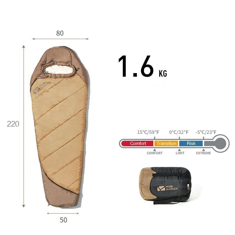 Mummy Outdoor Camping Thickened Sleeping Bag