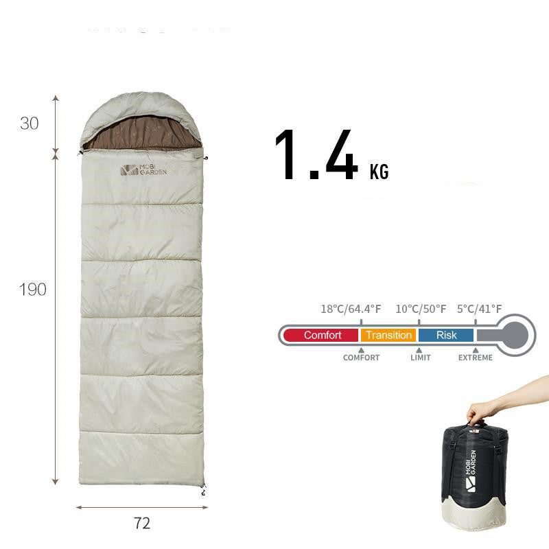 Mummy Outdoor Camping Thickened Sleeping Bag