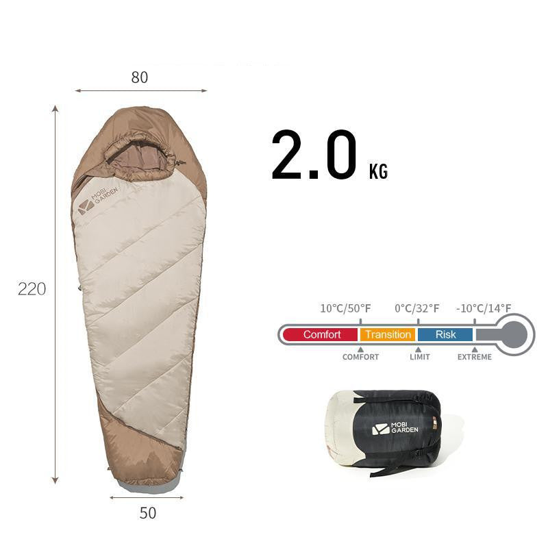 Mummy Outdoor Camping Thickened Sleeping Bag